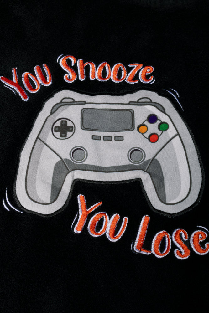 Long Sleeve Pyjamas Black