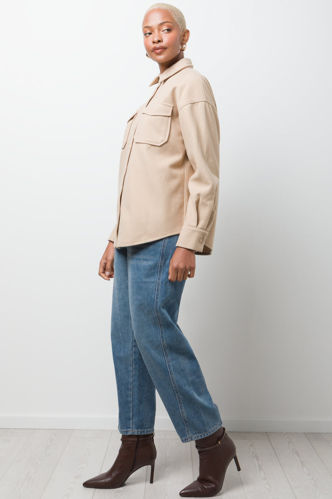 Melton Shirt Natural