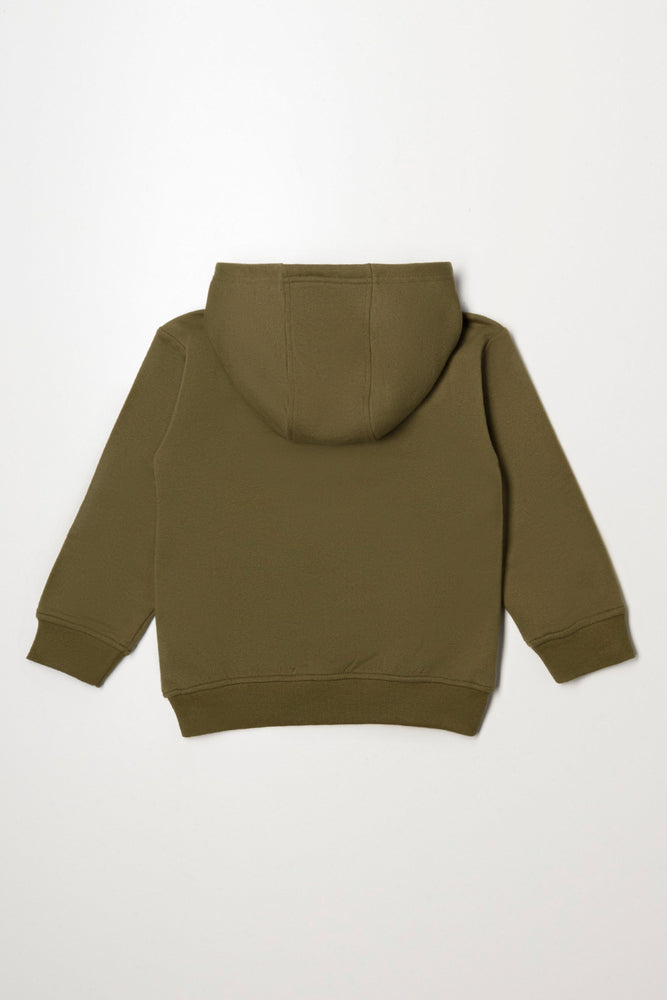 New York Hoodie Green (2)