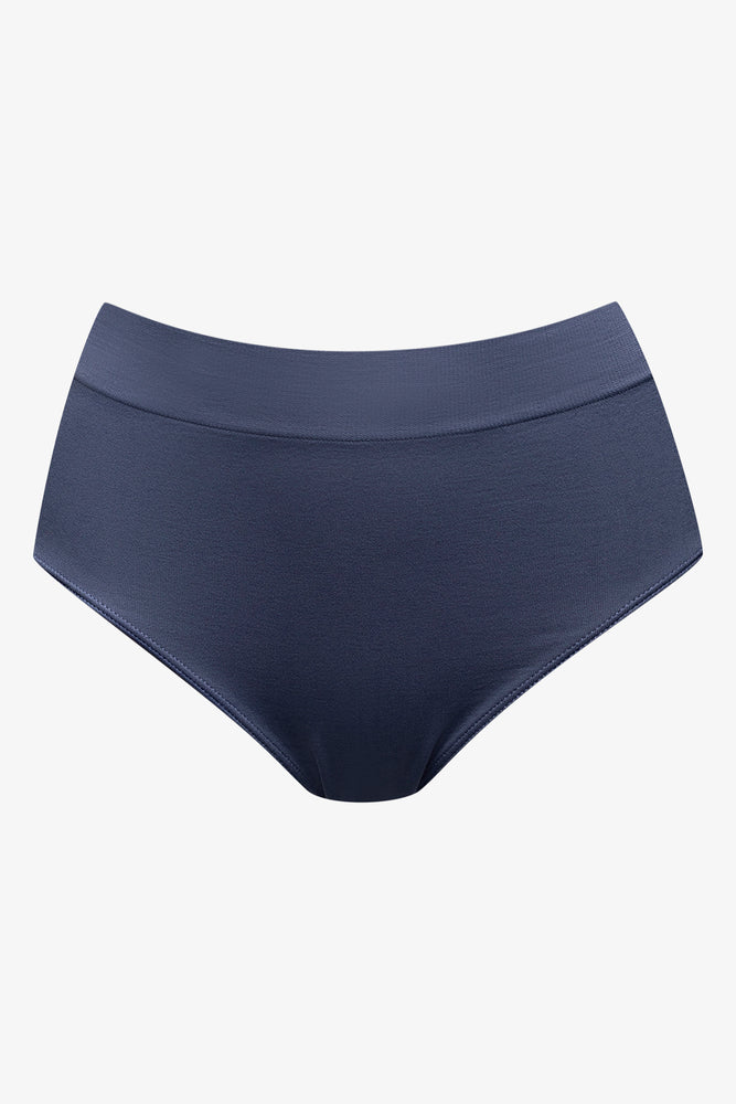 3 Pack Seamfree Briefs Dark Grey, Natural And Black (2)