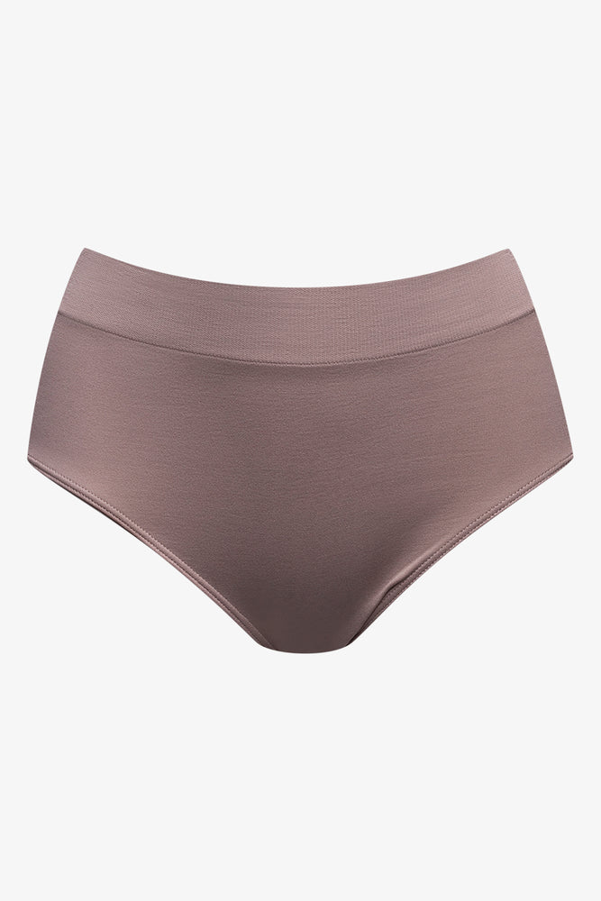 3 Pack Seamfree Briefs Dark Grey, Natural And Black (3)