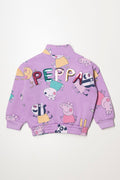Peppa Pig Quarter Zip Tracktop Purple (3)