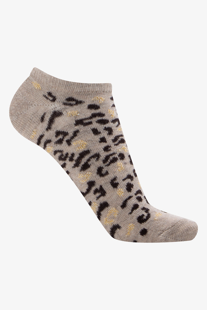 5 Pack Lowcut Socks Natural & Black (1)