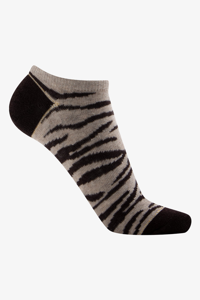 5 Pack Lowcut Socks Natural & Black (5)