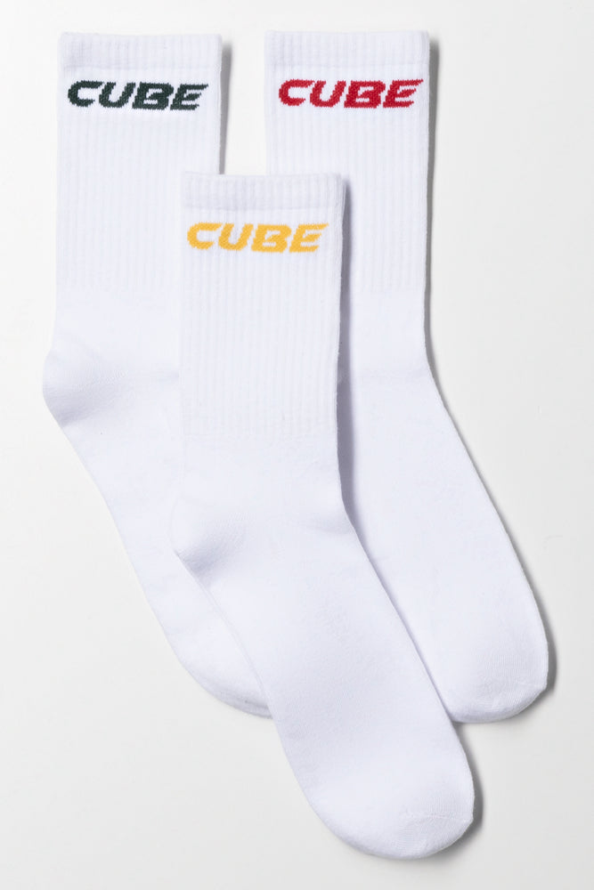 3 Pack Socks White