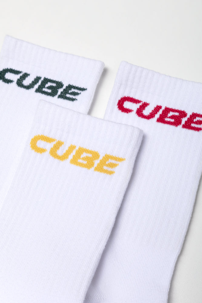 3 Pack Socks White (1)