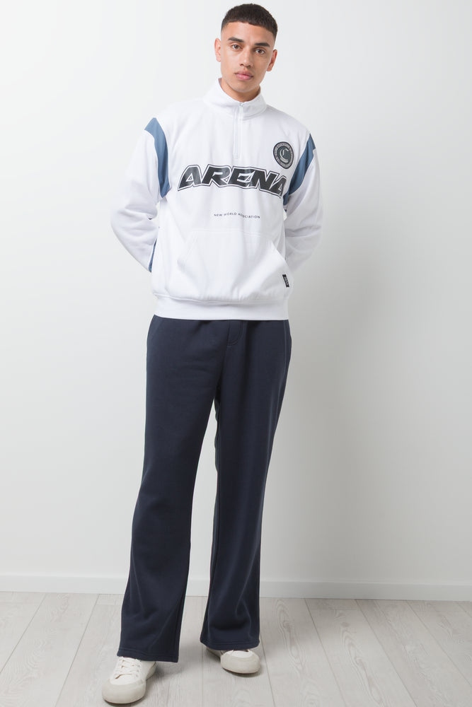 Straight Leg Trackpants Navy