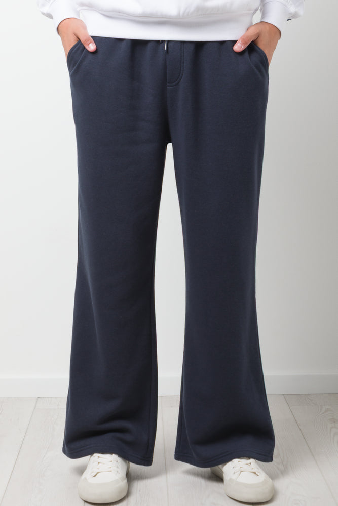 Straight Leg Trackpants Navy