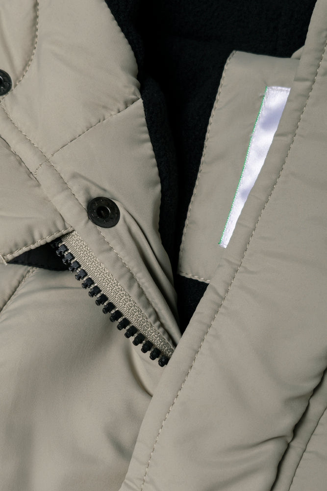 Hooded Puffer Parka Jacket Green