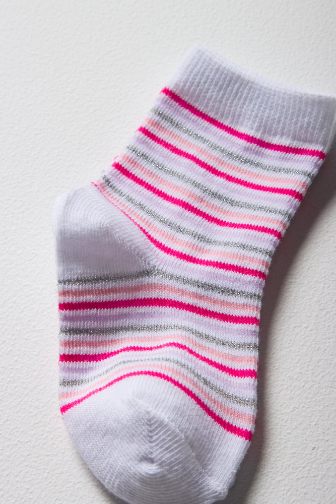 3 Pack Ballerina Socks Pink (3)