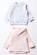 2 Pack Tracktops Grey And Pink