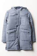 Puffer Parka Jacket Blue