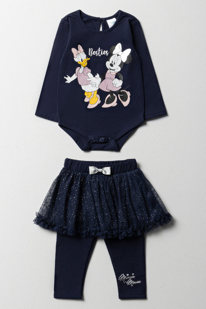 Minnie Mouse And Daisy Tutu Set Navy
