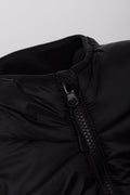 Hooded Sleeveless Jacket Black (1)