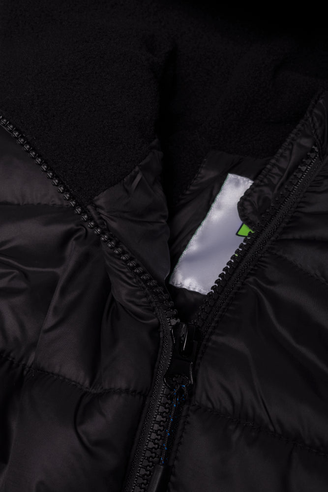 Hooded Sleeveless Jacket Black (2)