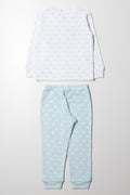 Heart Long Sleeve Pyjamas Aqua (3)