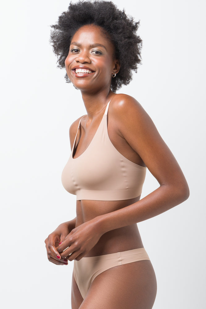 Bonded Bralette Natural (2)