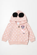 Minnie Mouse Zip Through Tracktop Pink