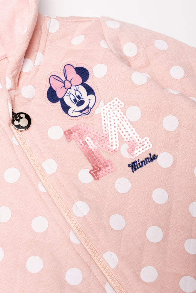 Minnie Mouse Zip Through Tracktop Pink