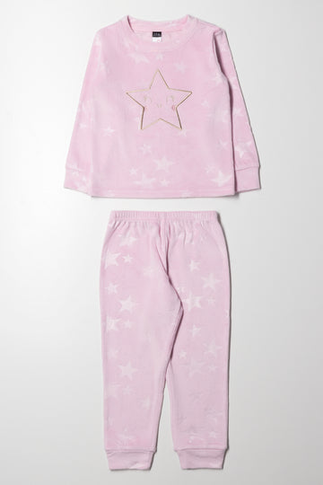 Star Pyjamas Set Pink