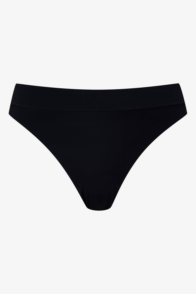 2 Pack Thongs Black