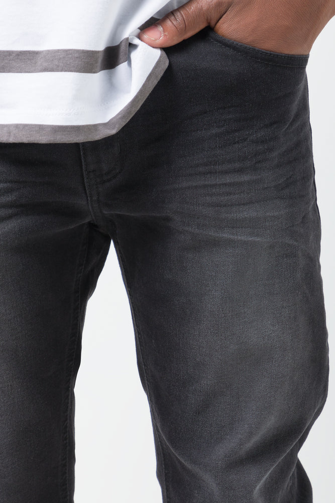 Skinny Denim Jeans Black (4)