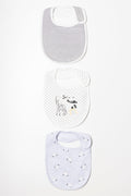 3 Pack Bibs Grey