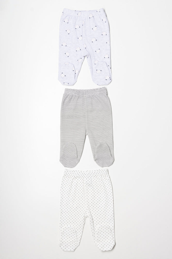 3 Pack Leggings Grey