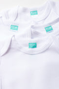 4 Pack Long Sleeve Bodyvests White (1)