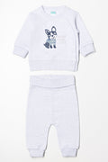 2 Piece Fleece Set Grey