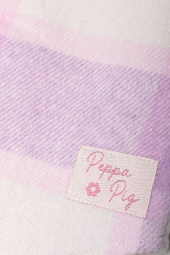 Peppa Pig Check Shacket Purple (2)