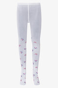 2 Pack Rainbow Printed Tights Blue (1)