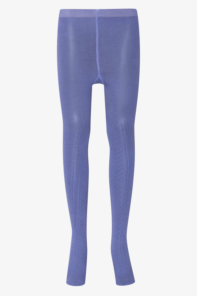 2 Pack Rainbow Printed Tights Blue (2)