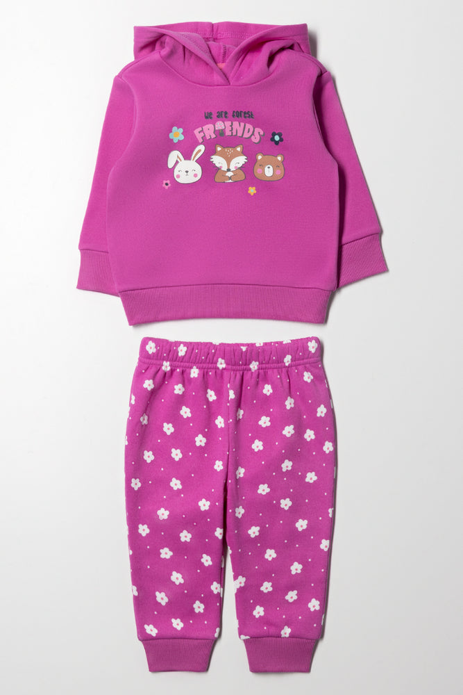 Hooded Tracksuit Purple