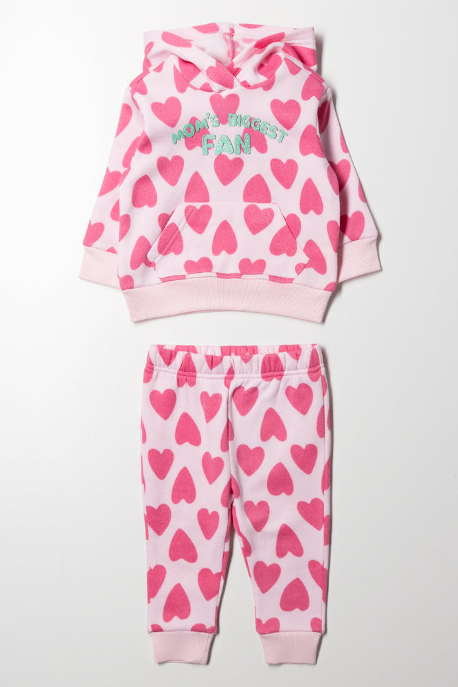 Heart Tracksuit Pink