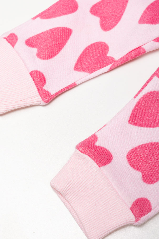 Heart Tracksuit Pink (2)