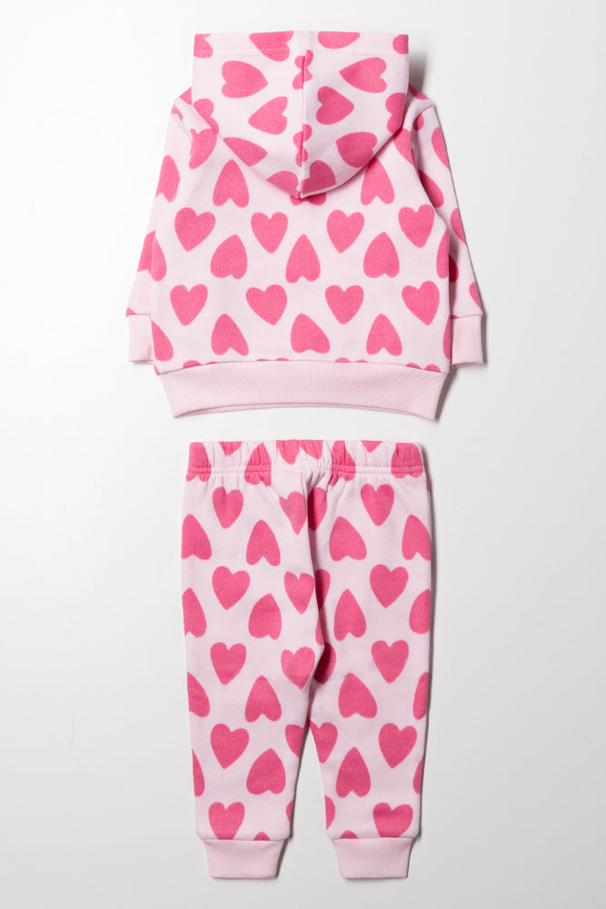Heart Tracksuit Pink (3)