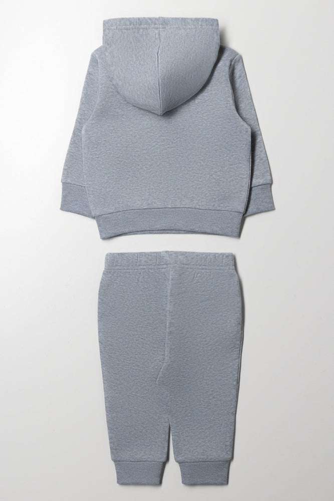 Hooded Tracksuit Grey (3)