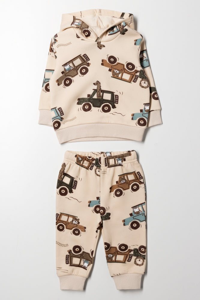 Hooded Tracksuit Natural