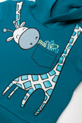 Giraffe Hooded Tracksuit Green (1)
