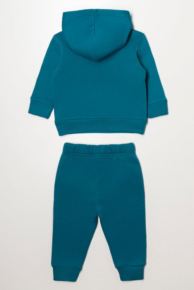 Giraffe Hooded Tracksuit Green (3)