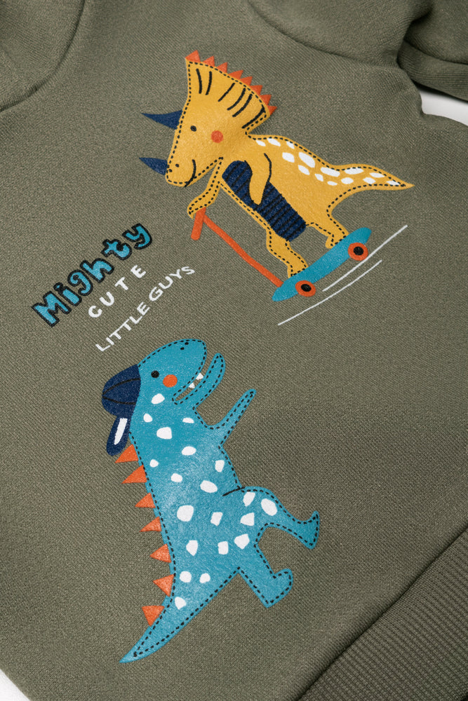 Dinosaur Tracksuit Green