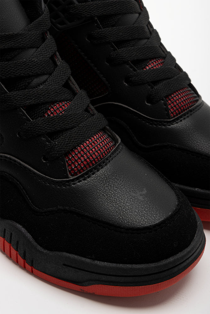 Basketball High Top Sneakers Black (2)