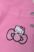 Hello Kitty Dungaree Set Pink (2)