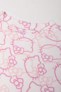Hello Kitty Dungaree Set Pink (3)