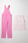 Hello Kitty Dungaree Set Pink (5)