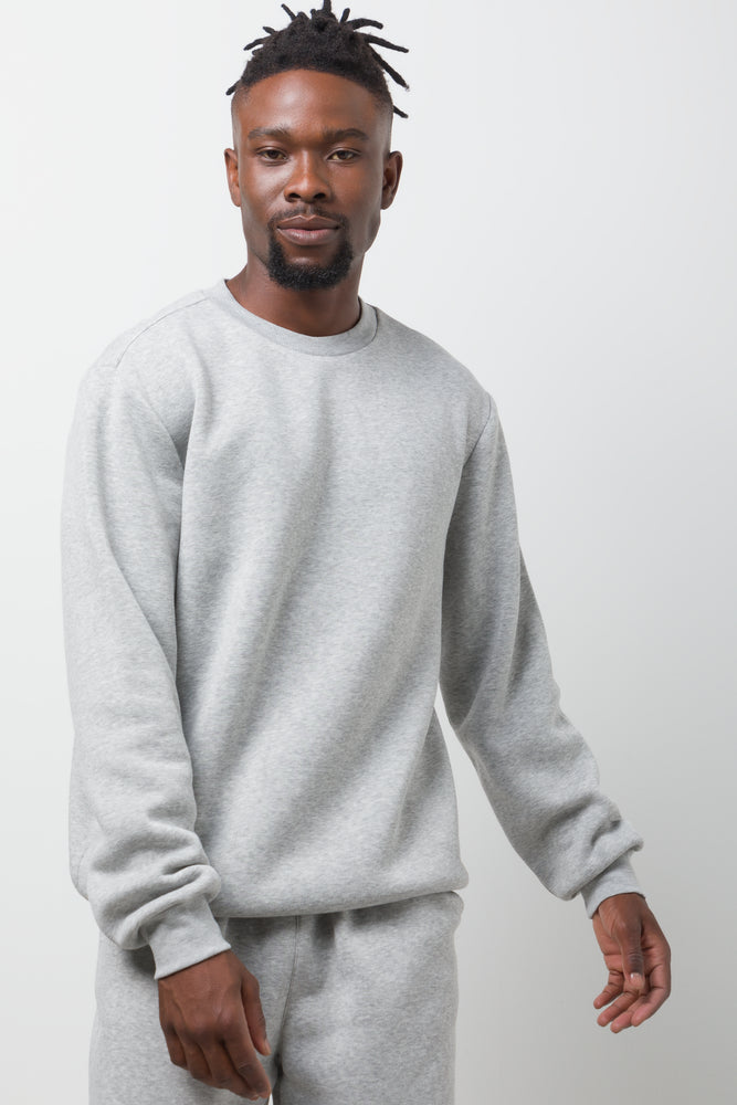 Crew Neck Tracktop Grey