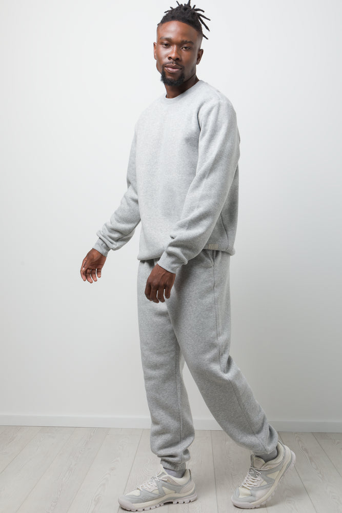 Crew Neck Tracktop Grey