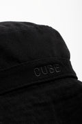 Frayed Bucket Hat Black (2)