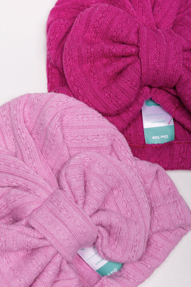 2 Pack Turbans Purple